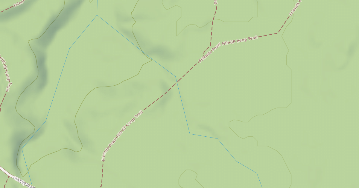 Map preview of Friends Pearl Hill SP Loop Trail