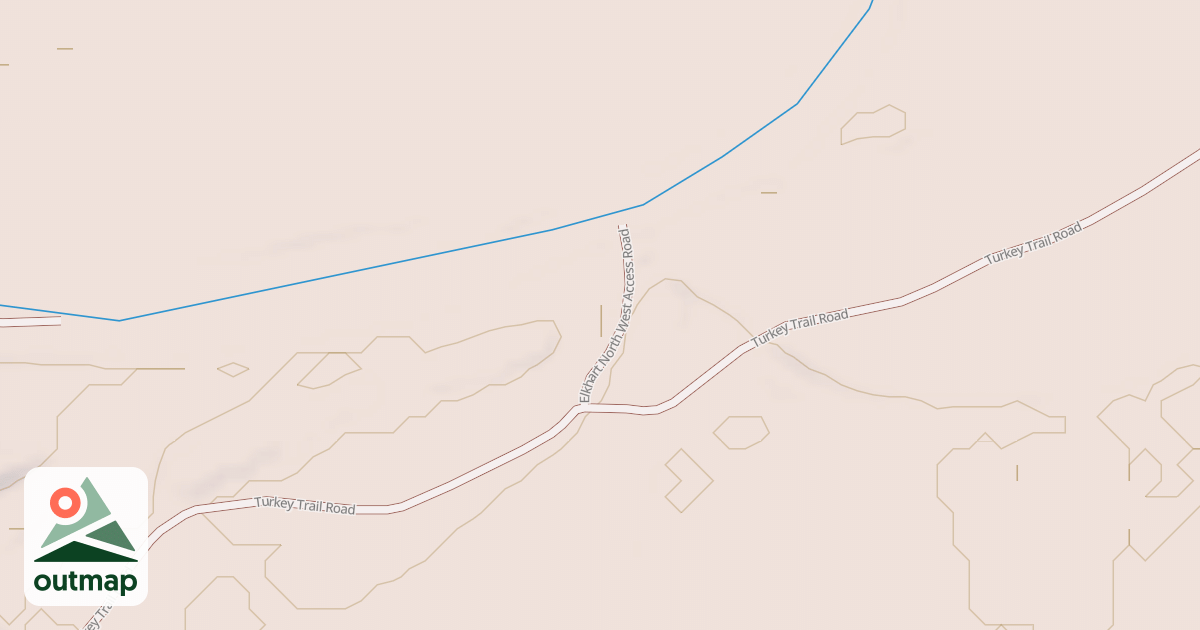 Map of ELKHART NW ACCESS