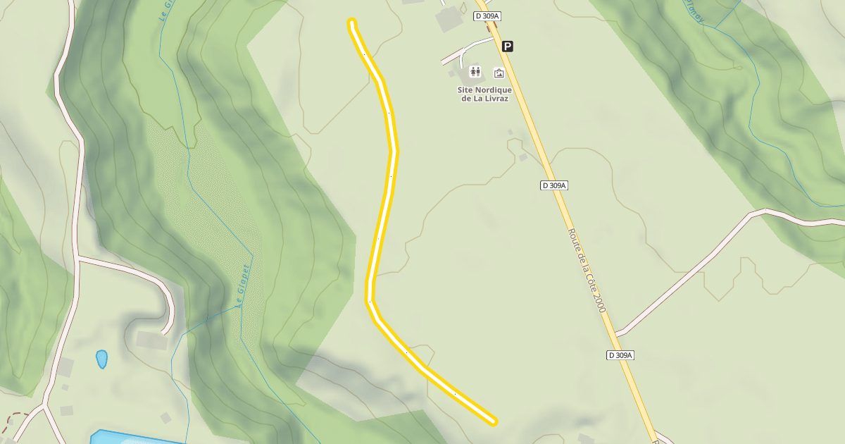 Map preview of La Livraz