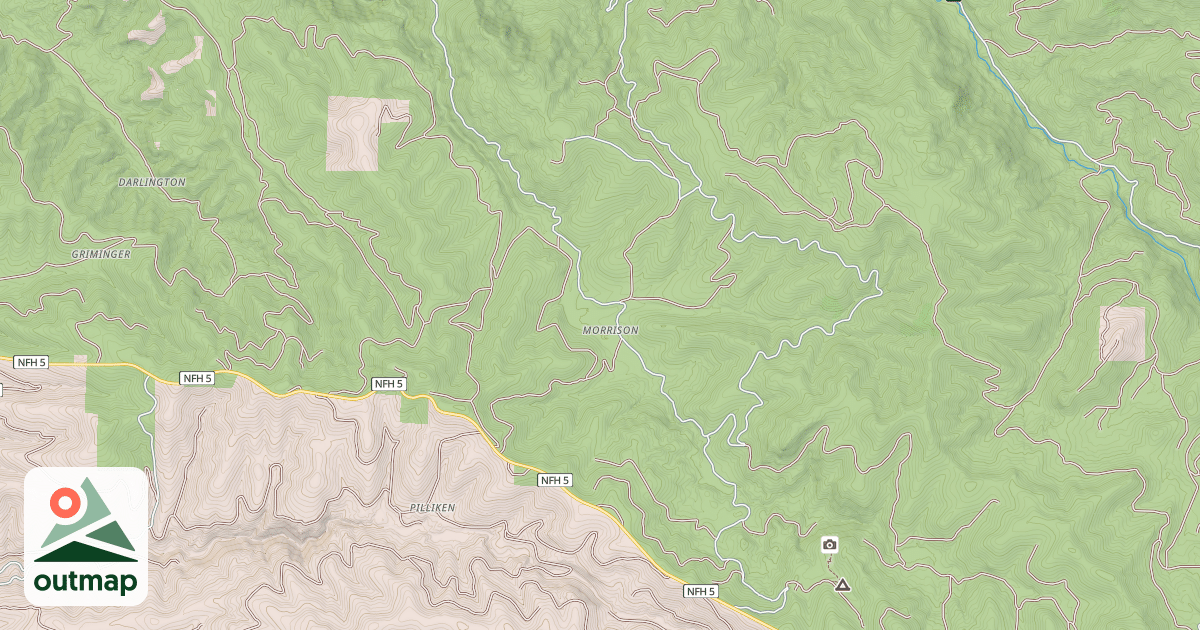 Map of ALDER CREEK