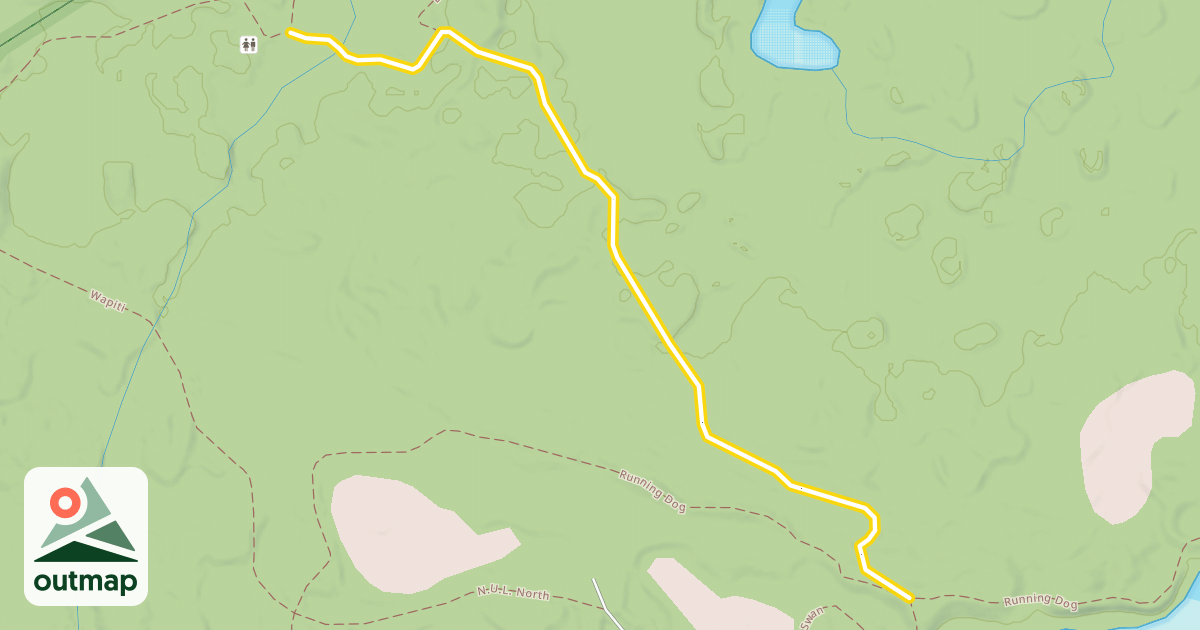 Map of Baker Springs