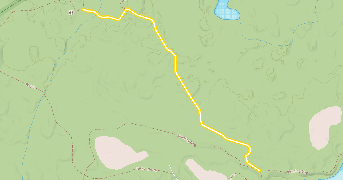 Map preview of Baker Springs