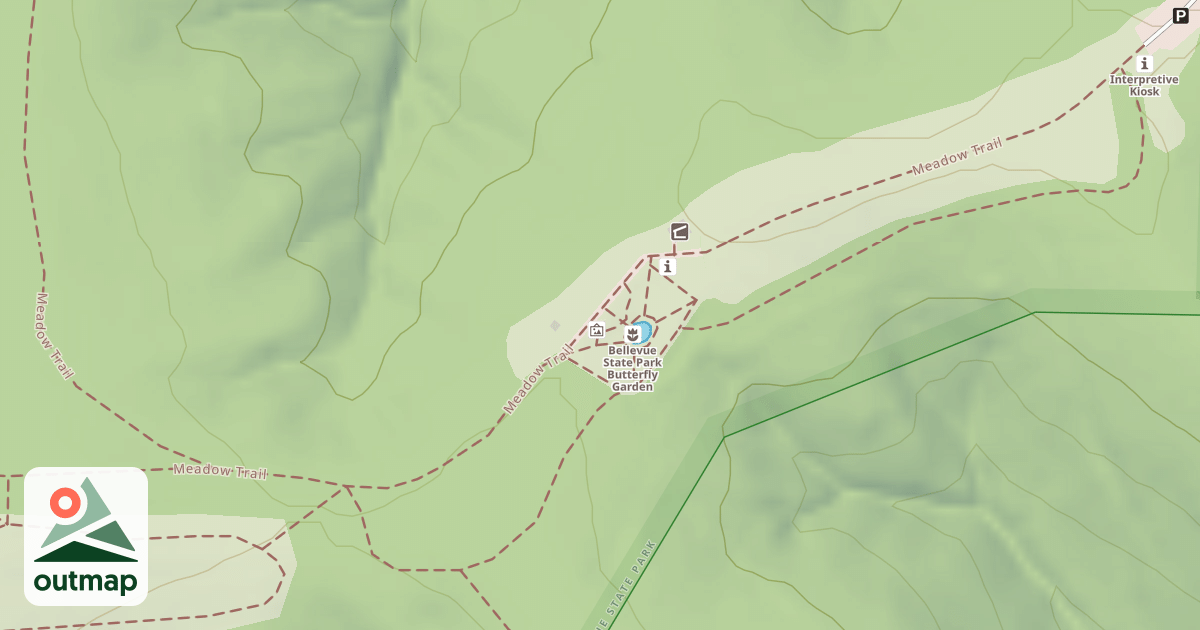 Map of Butterfly Garden
