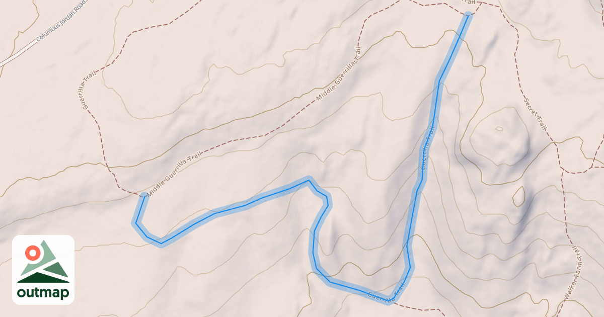 Map of Guerrilla Trail