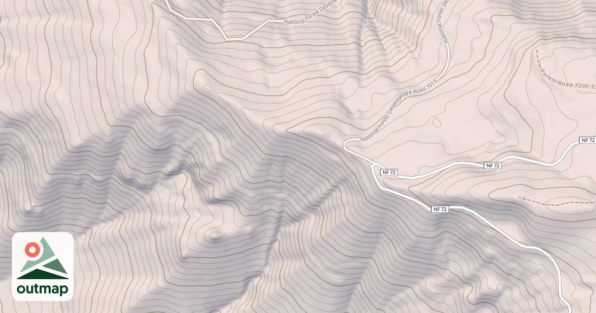 Map of UPPER BOUNDARY CREEK