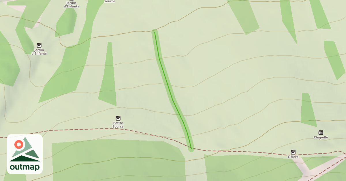 Map of La Lisière