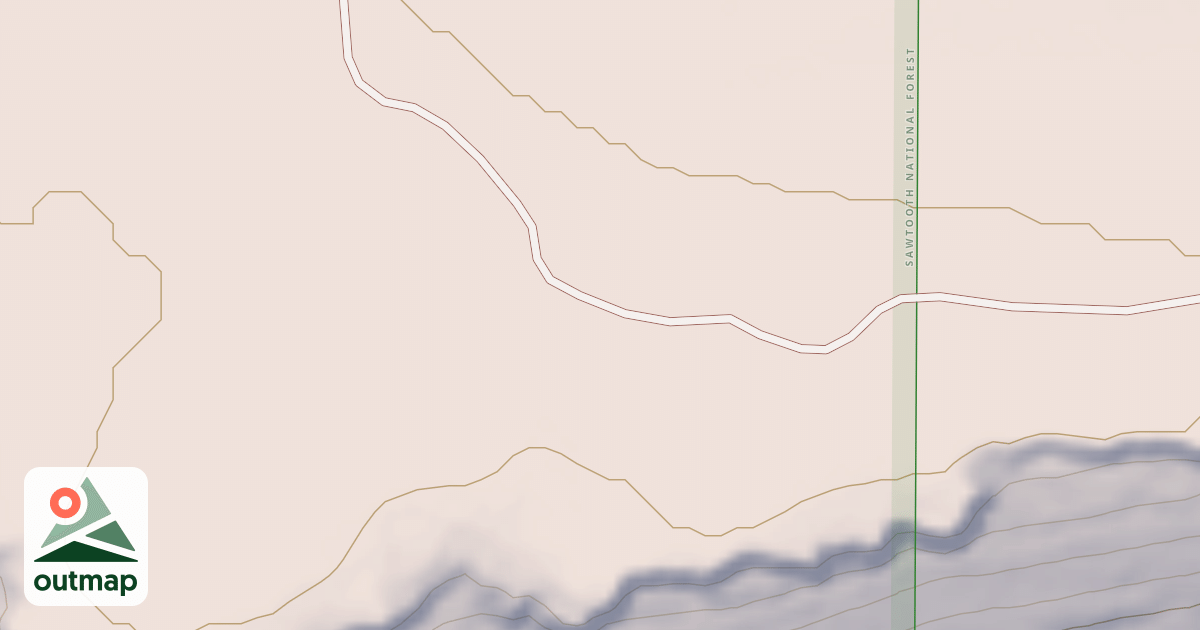 Map of LONE CEDAR CREEK