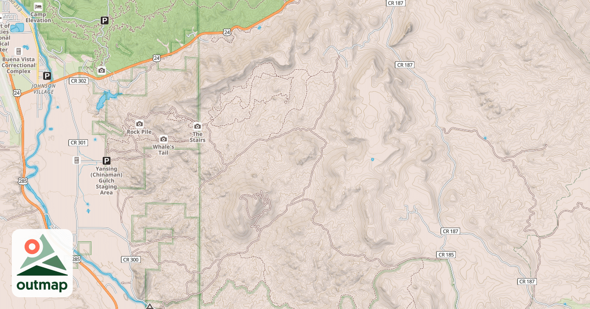 Map of BALD MTN GULCH