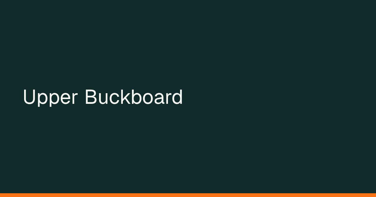 Map preview of Upper Buckboard