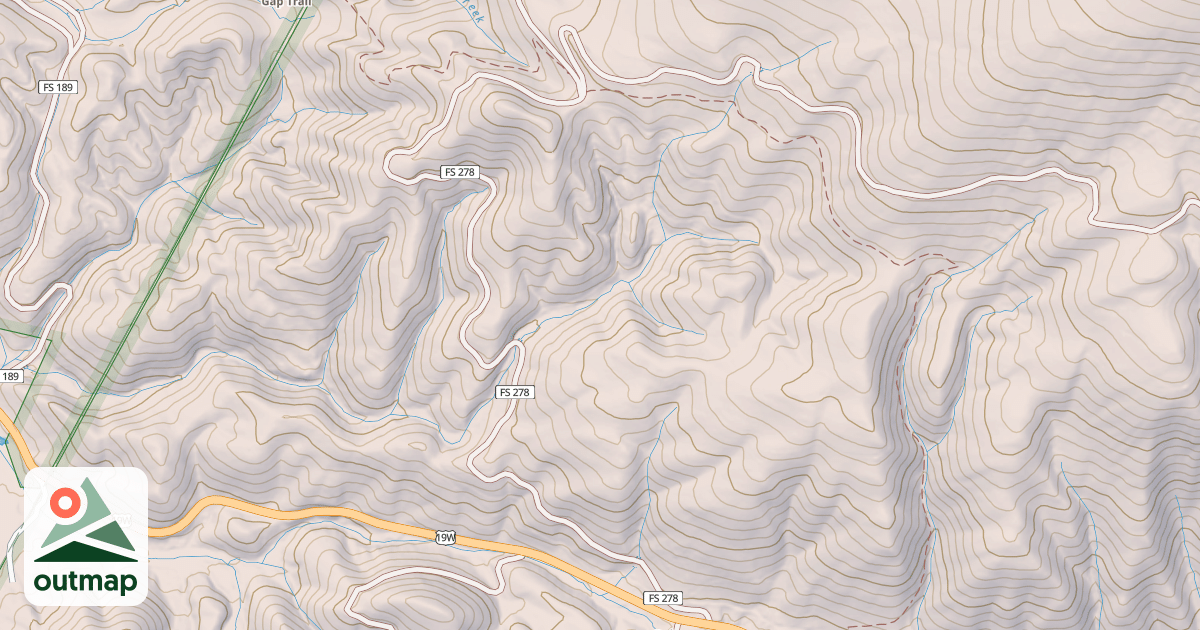 Map of FLAT TOP