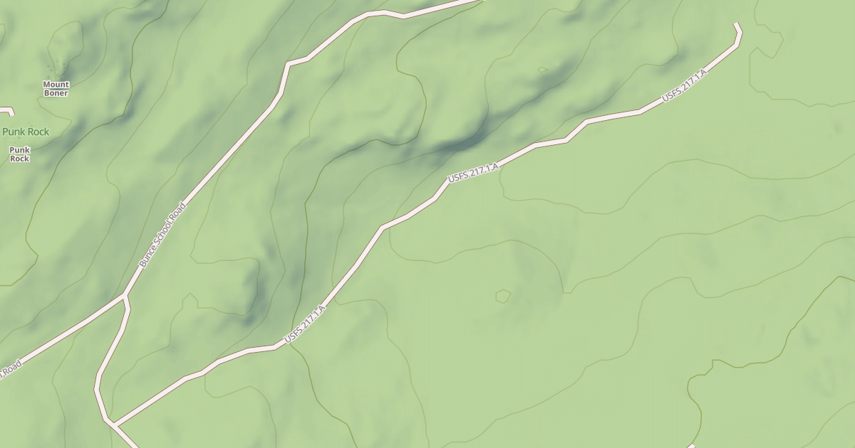 Map preview of CAVE CREEK SPUR