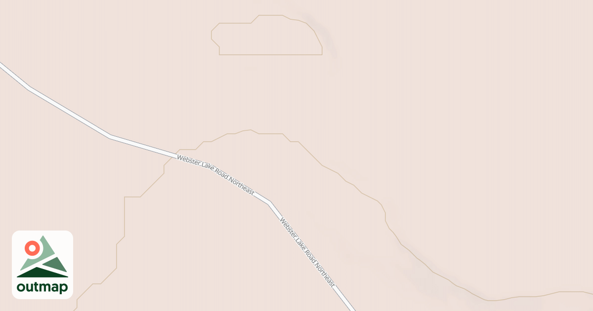 Map of WEBSTER LAKE SPUR A