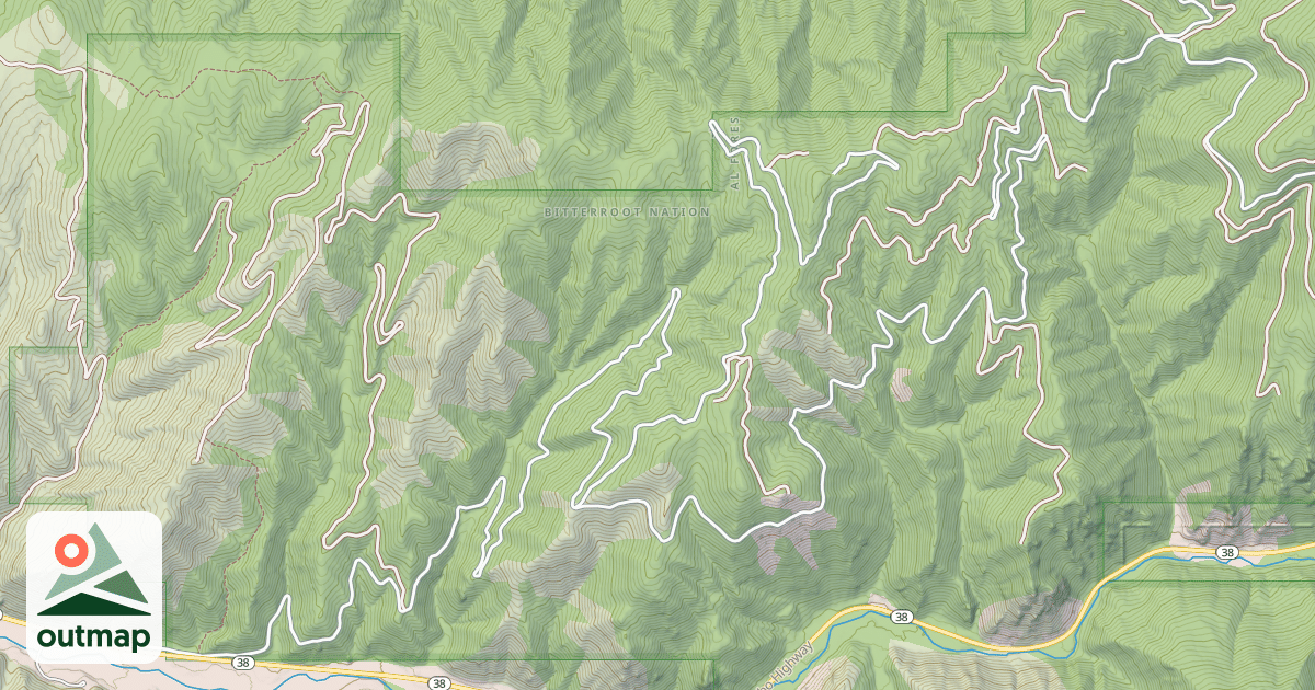 Map of (FDR) SKALKAHO-ST. CLAIR