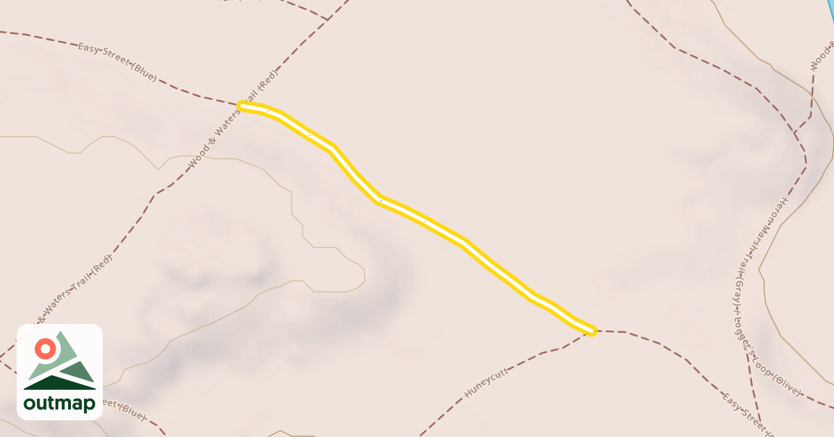 Map of Easy Street (Blue)