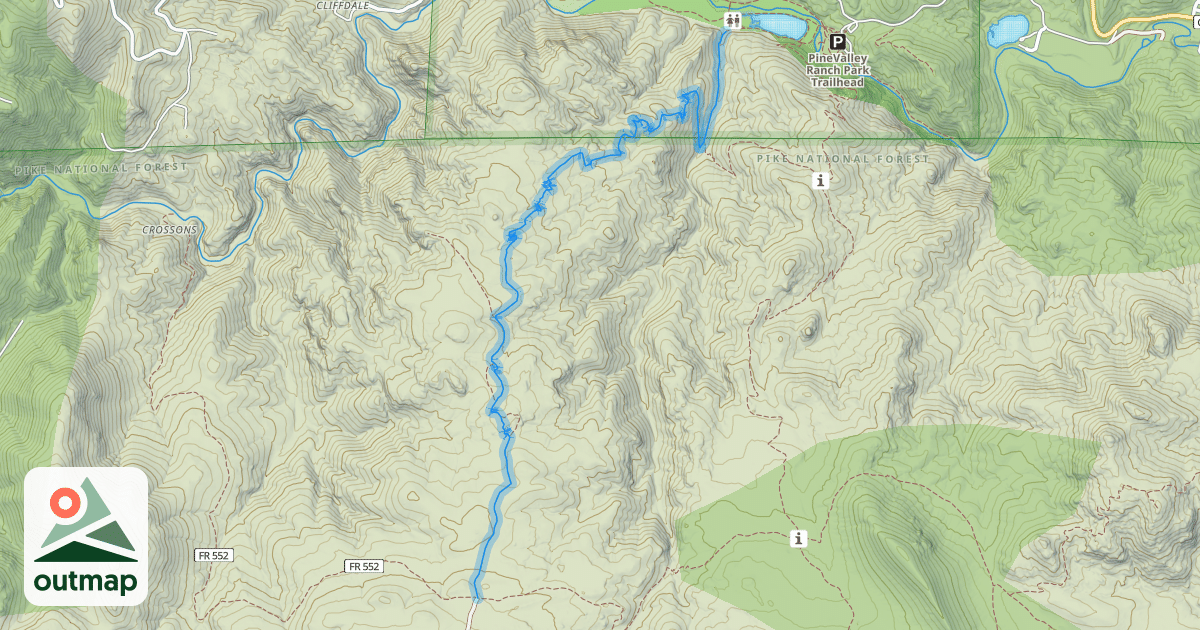 Map of Buck Gulch 722