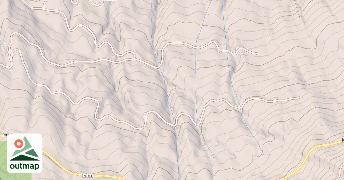 Map of LANTZ RIDGE SPUR C