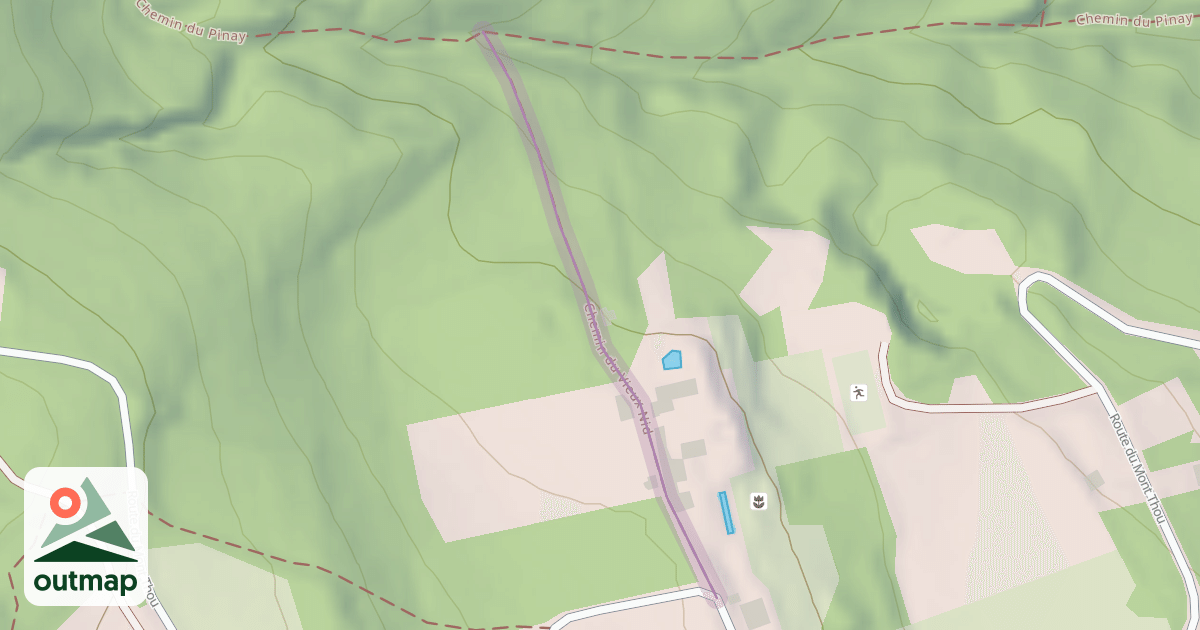 Map of Chemin du Vieux Nid