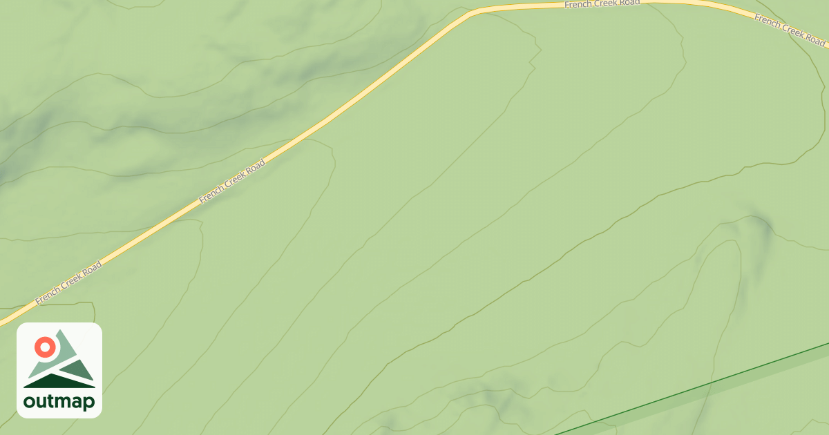 Map of FRENCH CREEK SPUR 1G