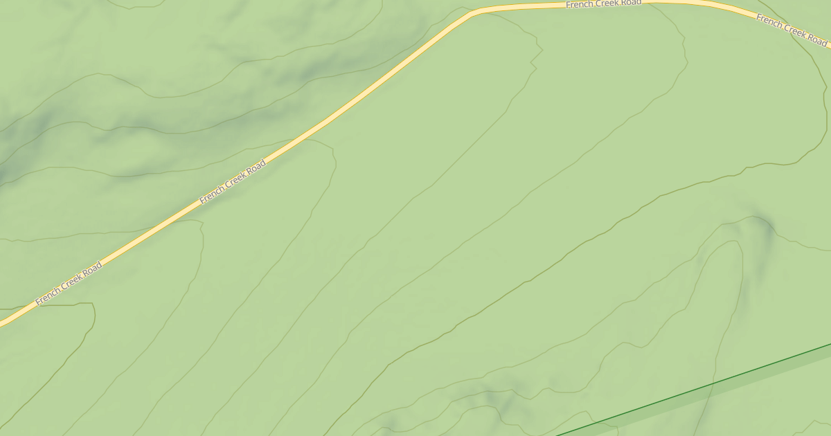 Map preview of FRENCH CREEK SPUR 1G