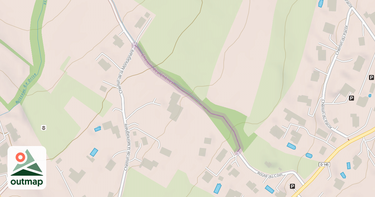 Map of Chemin des Chênes
