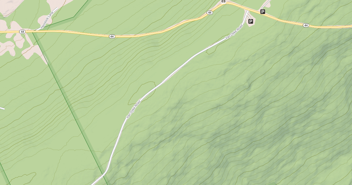 Map preview of Tiadaghton State Forest Snowmobile Trails