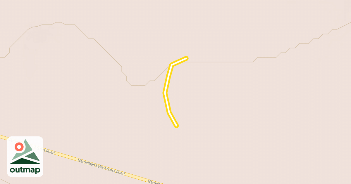 Map of 8 km Cut-Across