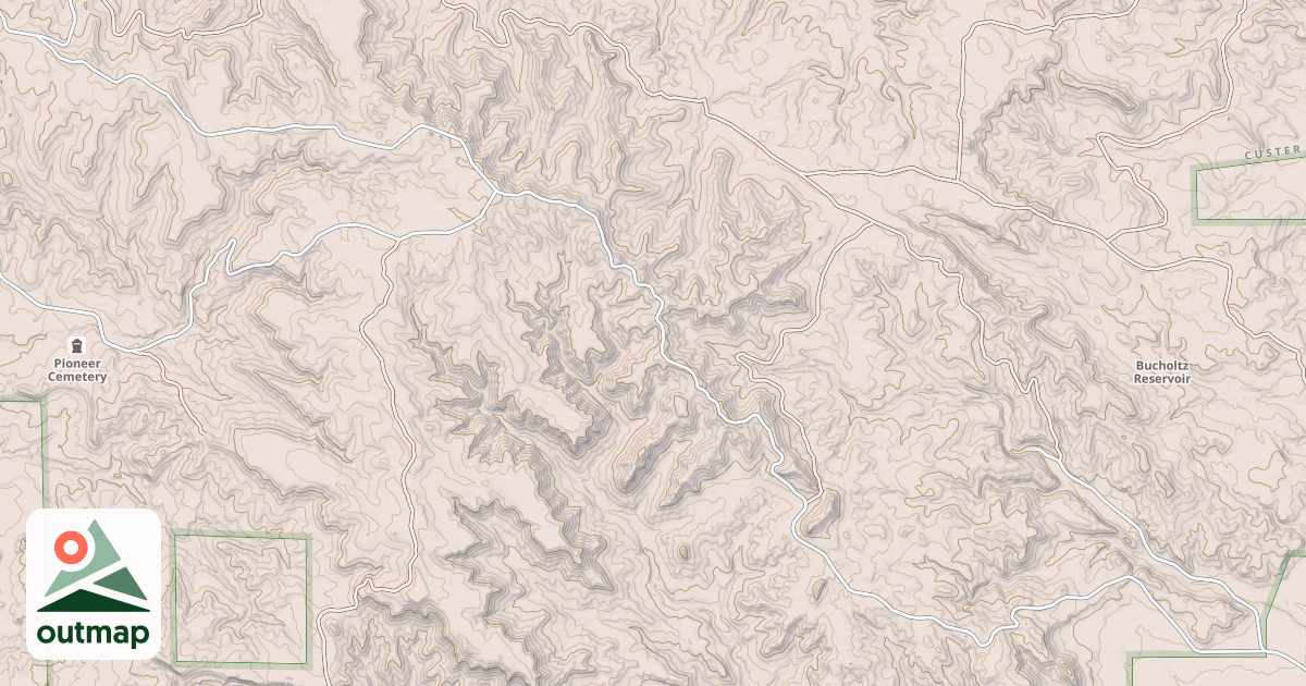 Map of CAPITAL ROCK