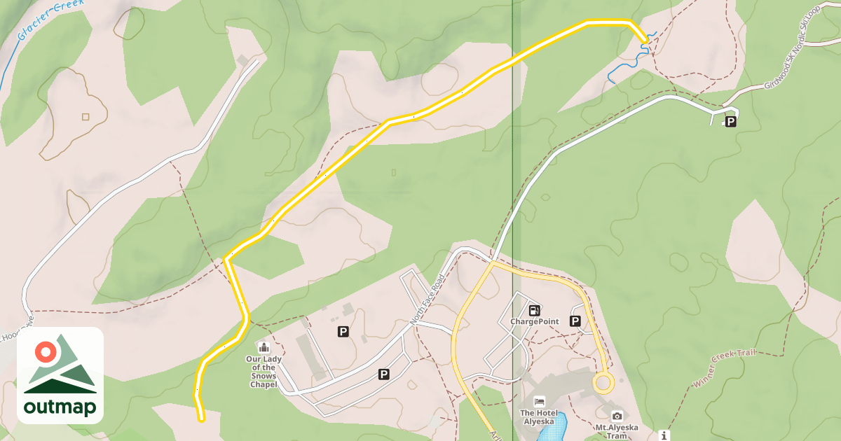 Map of Stumpy's Lower Trail