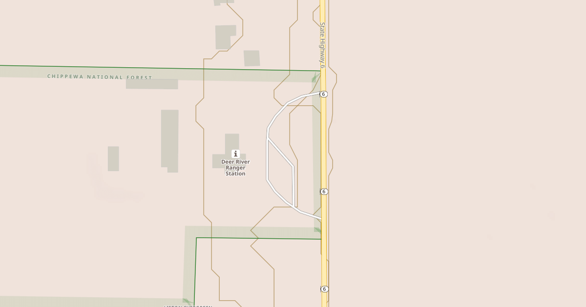 Map preview of DEER RIVER OFFICE ADMIN SITE