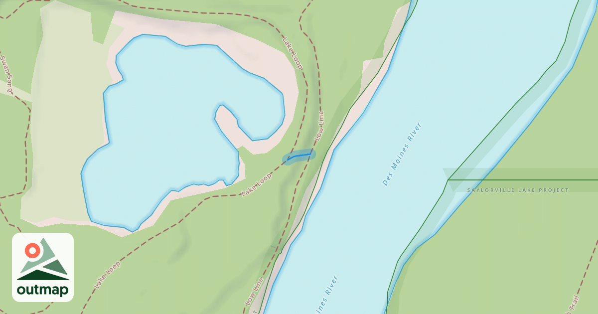 Map of Lake Loop