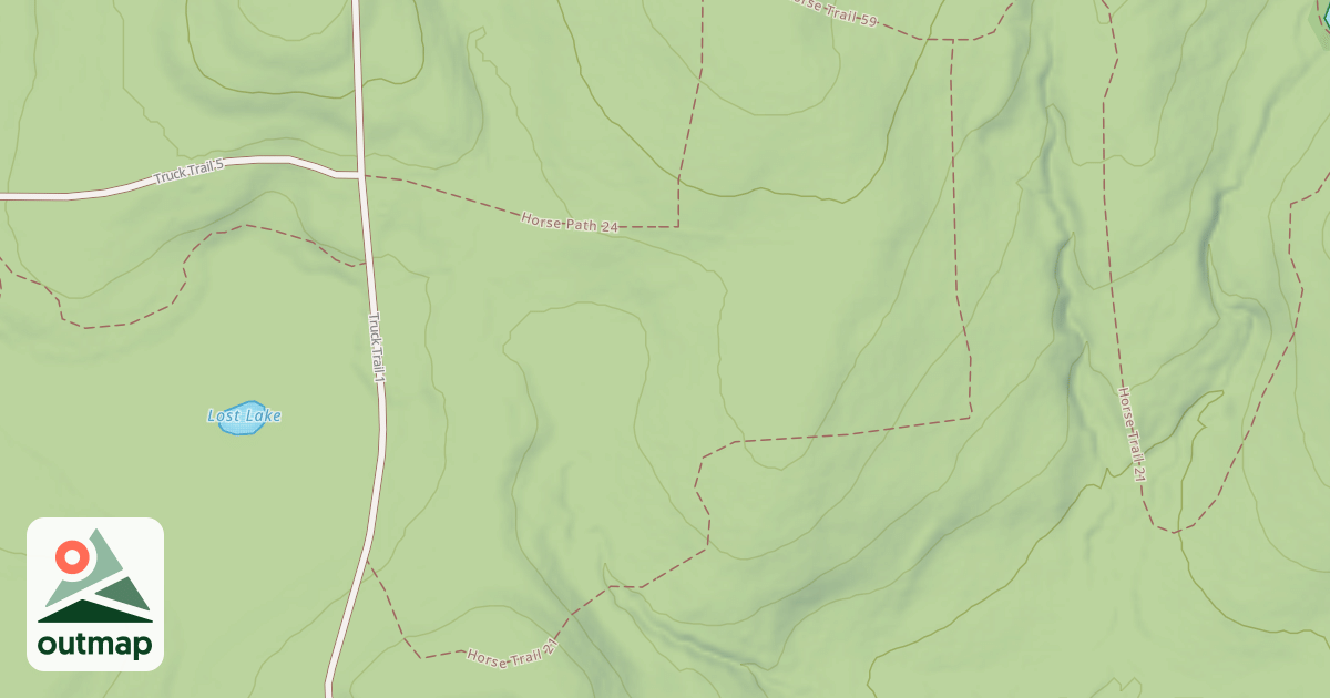 Map of Horse Trail 21