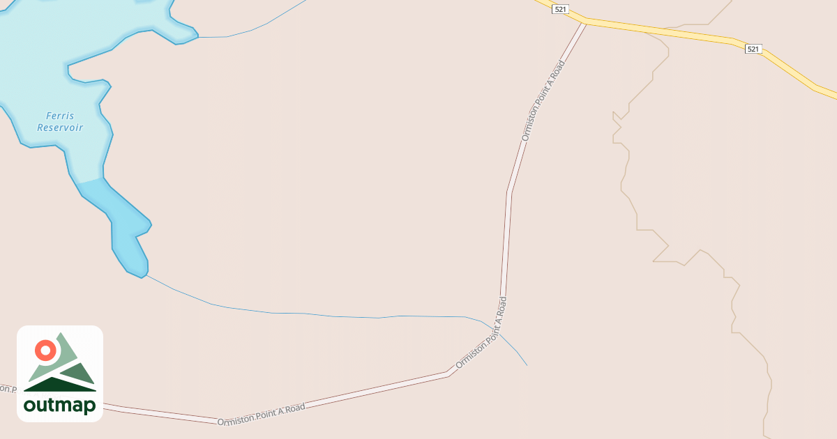 Map of ORMISTON POINT A