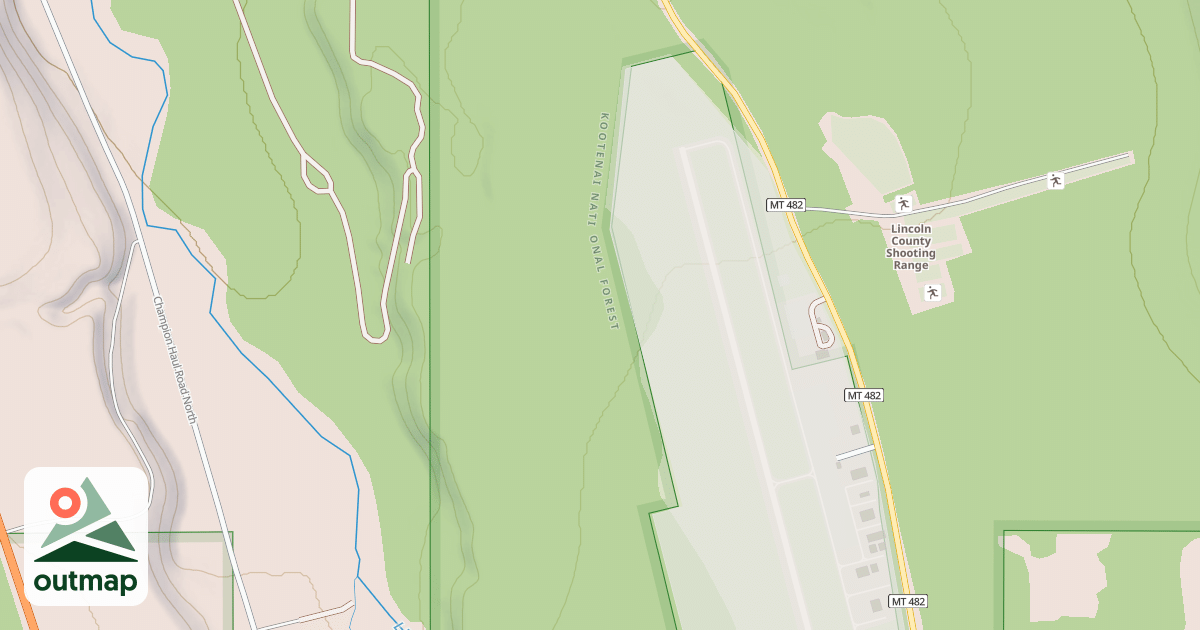 Map of Airport Ohv Trail