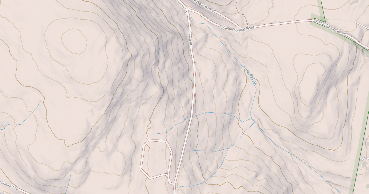 Map preview of CCC Trail