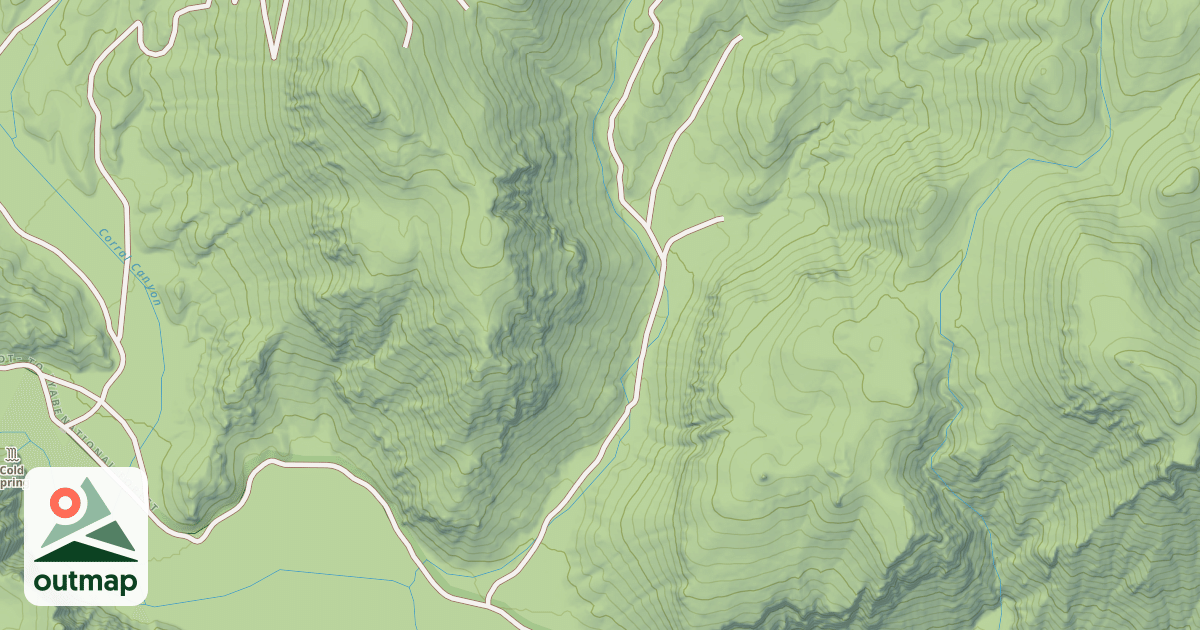 Map of DRAINAGE ROAD