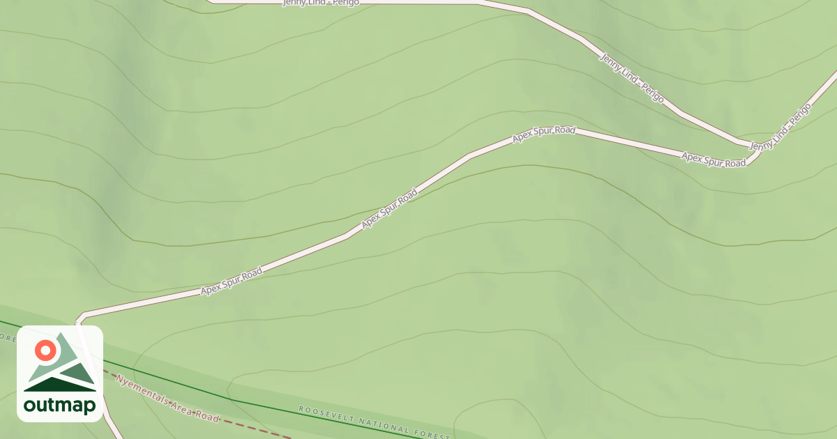 Map of APEX SPUR