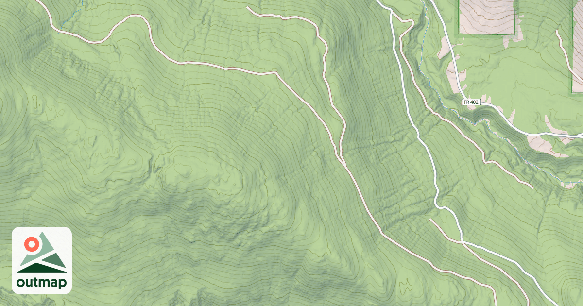 Map of SNOW RIDGE