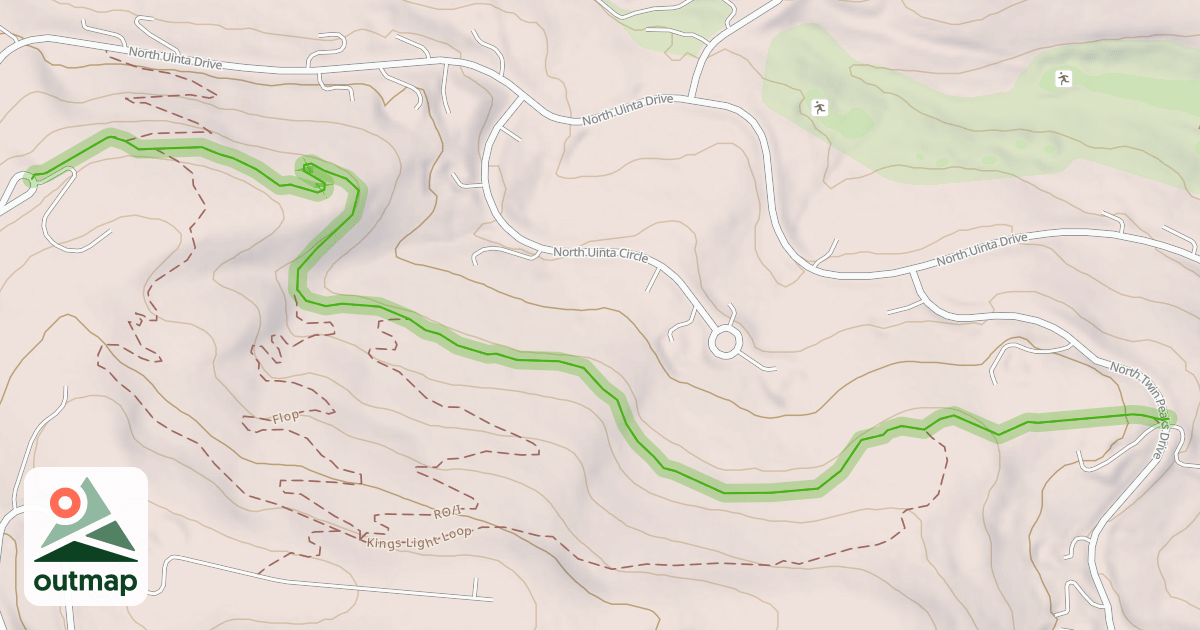 Map of Kings Light Loop