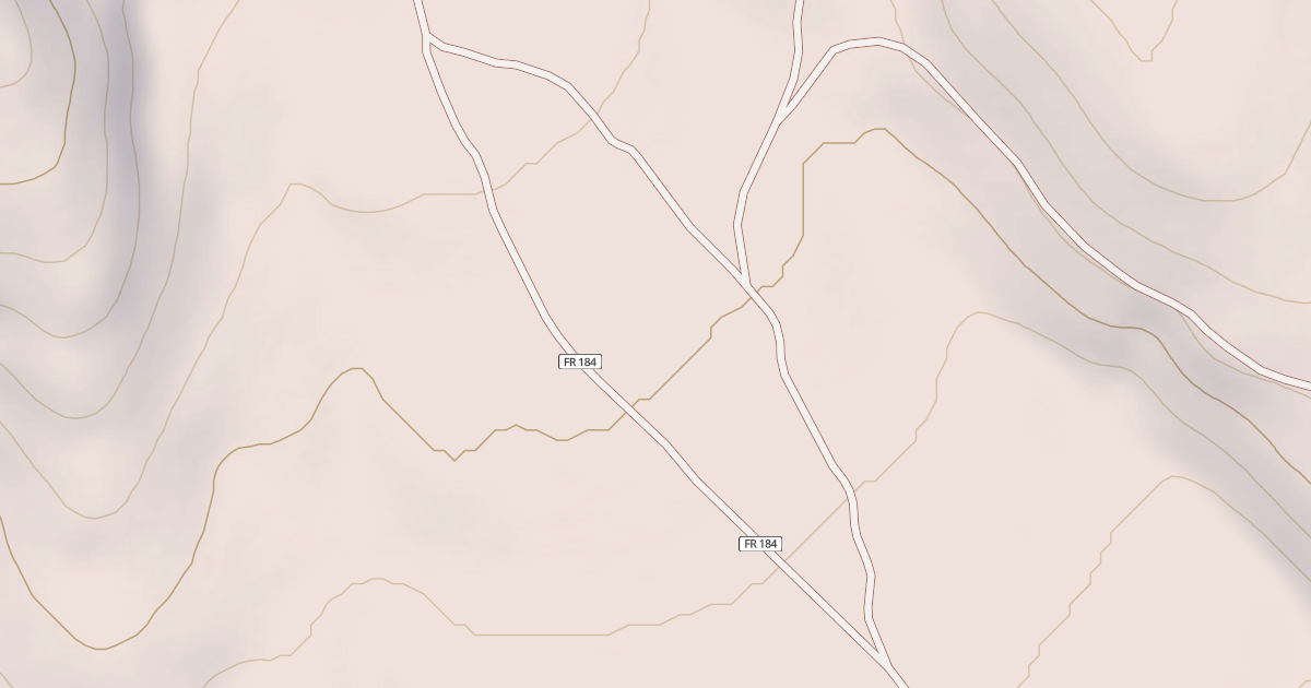 Map preview of LEFT FK. BOULDER CR SPUR A