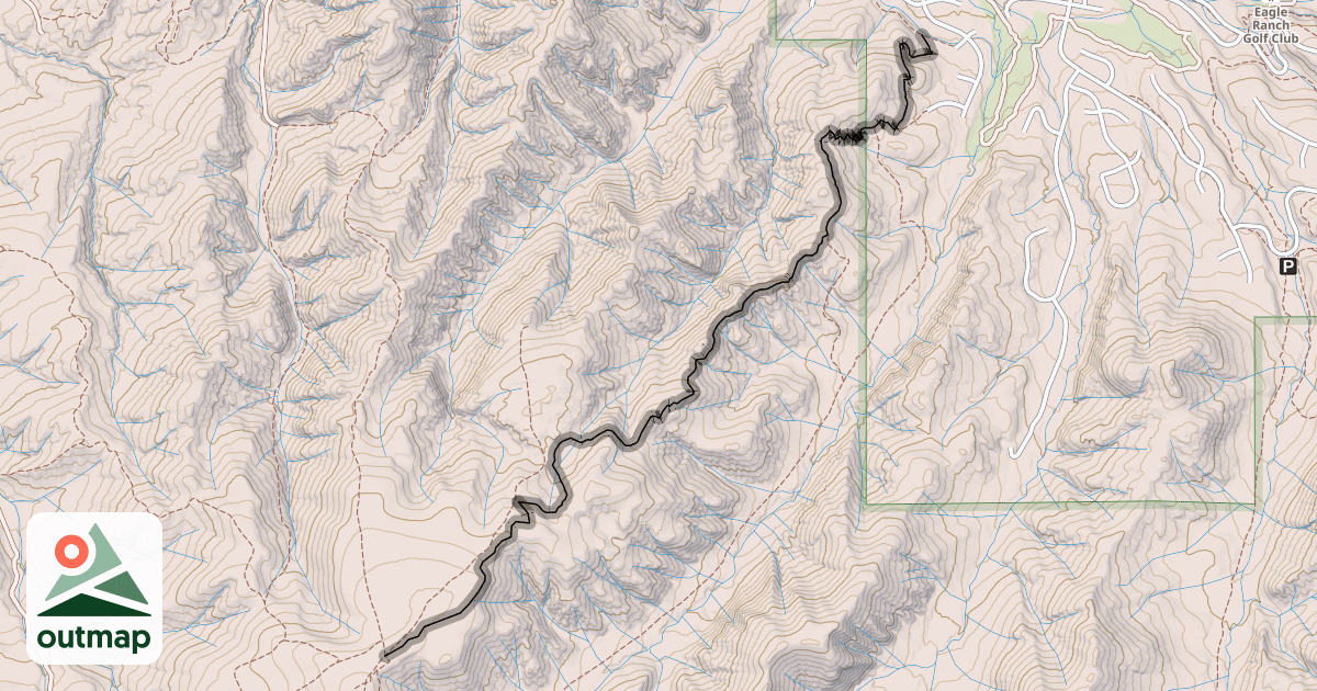 Map of Abrams Ridge