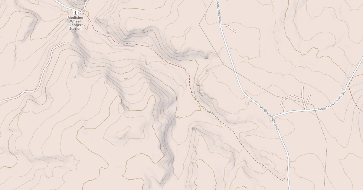 Map preview of MED WHEEL RANGER STA.
