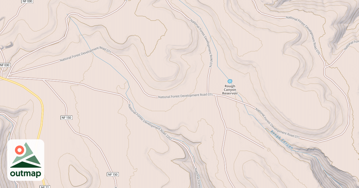 Map of USFS Motor Vehicle Use Map Roads {CEB88C83-9CD8-4C9F-BCFD-258B065832B1}