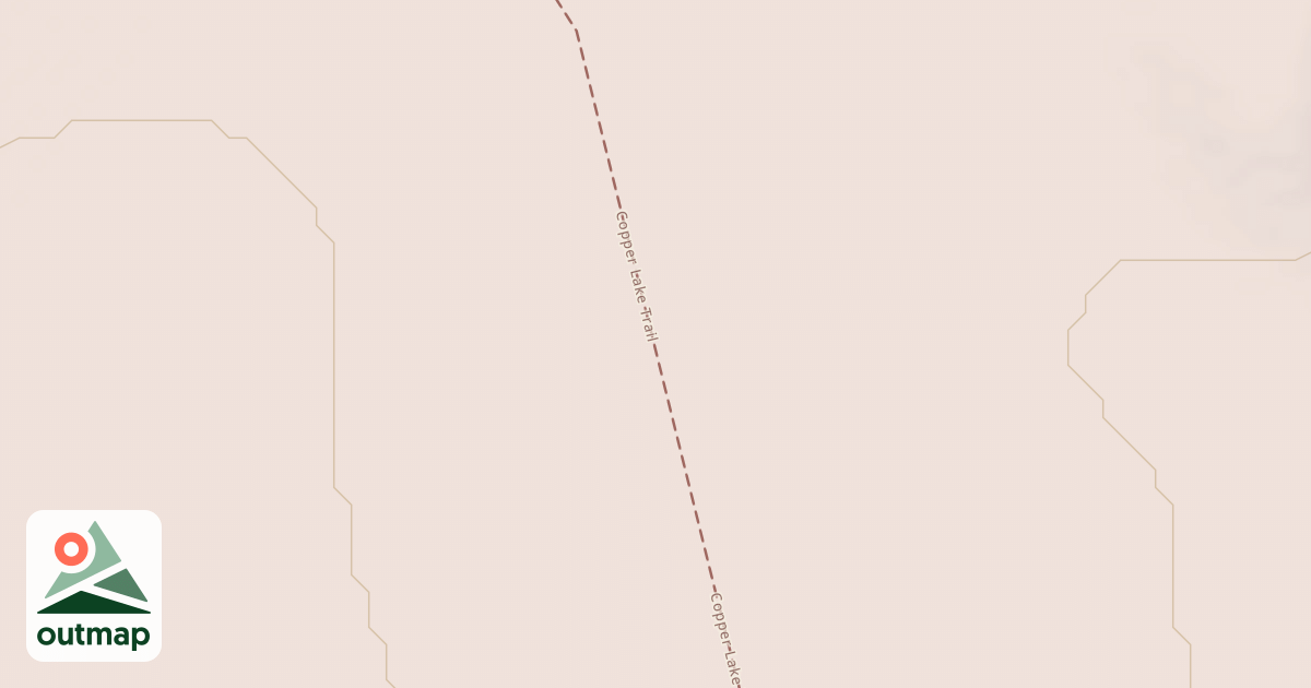 Map of Copper Lake Trail