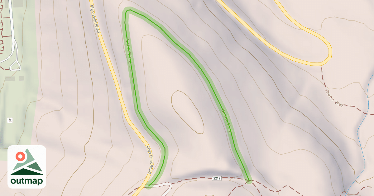 Map of Smith Ditch