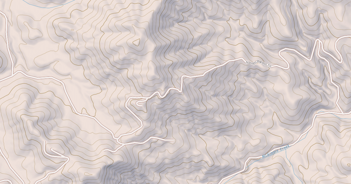 Map preview of USFS Motor Vehicle Use Map Trails 6832