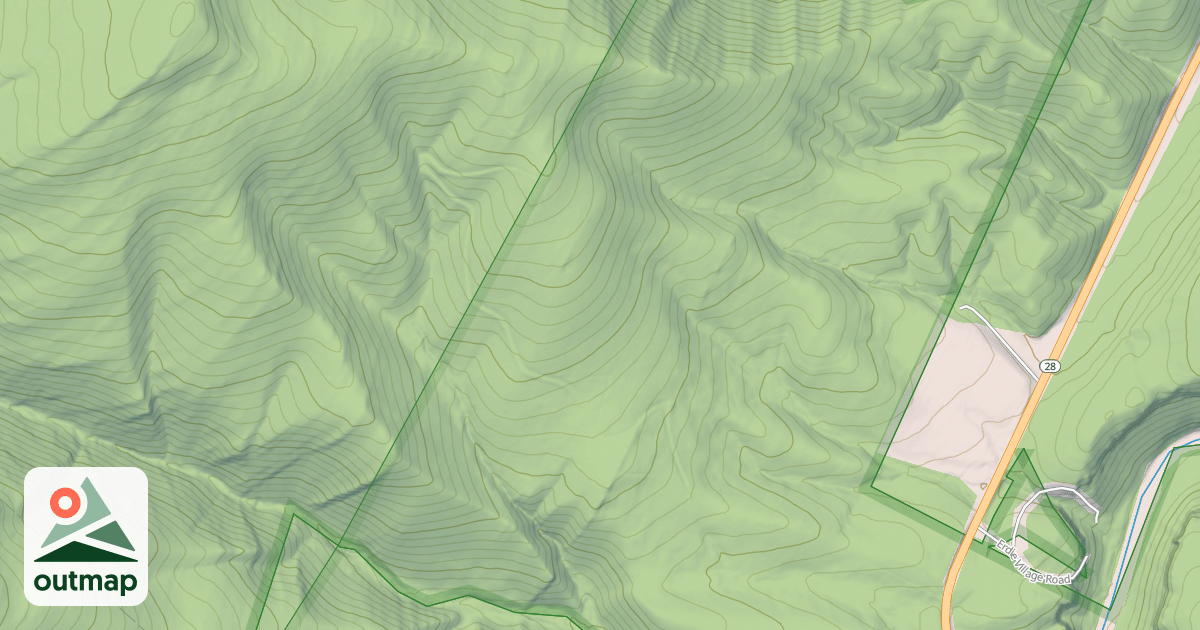 Map of HIGH RIDGE