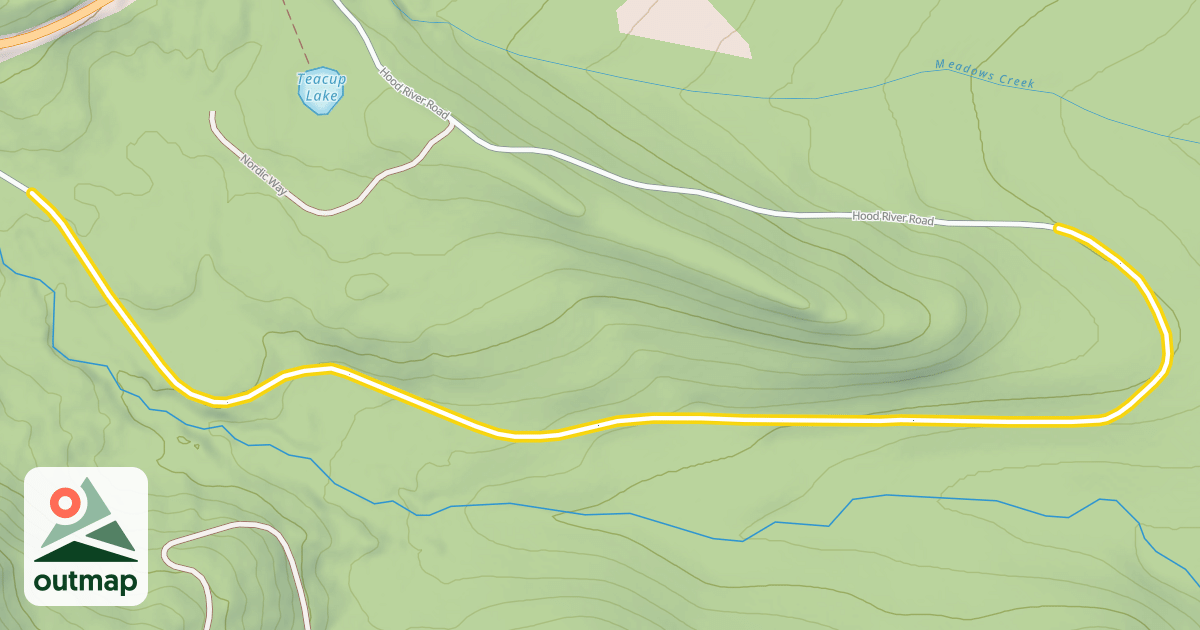 Map of Hood River Road