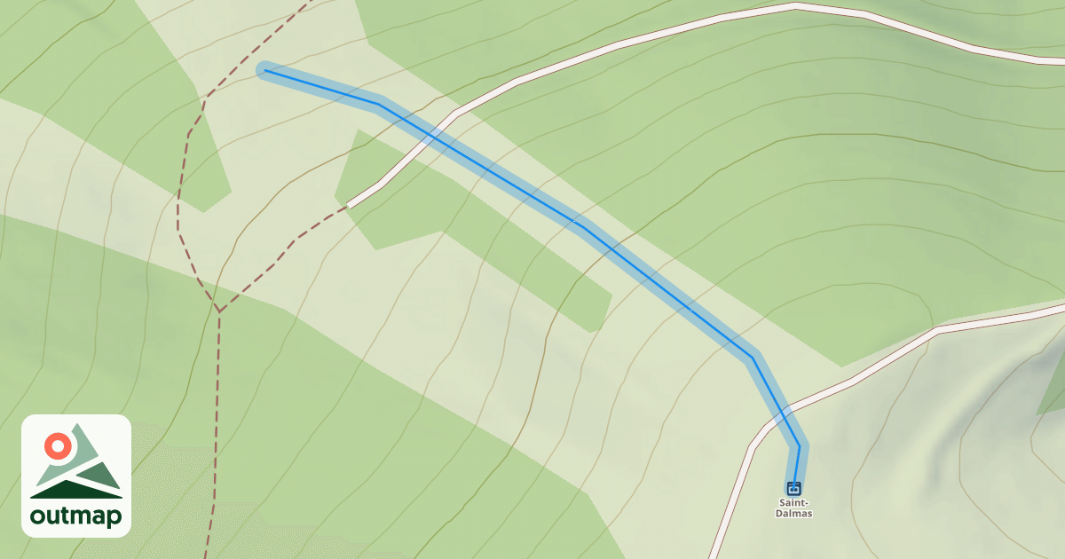 Map of Les Clarines