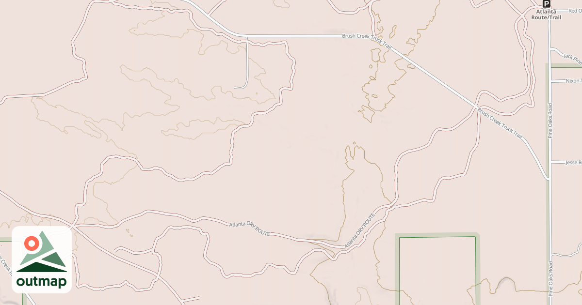 Map of Atlanta Trail