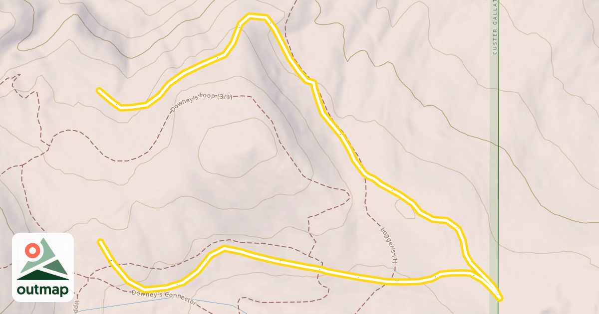 Map of Montagne's Meander